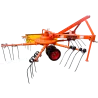 Faneur andaineur LIDERFARM 6 bras pour micro tracteur