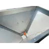 Epandeur d'engrais en acier inoxydable 800L LIDERFARM