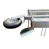 Herse de carrière équestre avec rouleau LIDERFARM 1m60