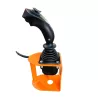Pilotage par Joystick de machines à bras comme épareuse et taille haie