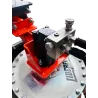 Brosse de désherbage avec moteur hydraulique