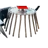 La brosse a 25 dents en métal pour son utilisation