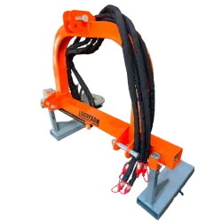 Les flexibles hydrauliques sont gainés.
