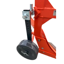 Roue de jauge avec réglage de hauteur sur la charrue hydraulique LIDERFARM 16 pouces