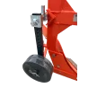 Roue de jauge avec réglage de hauteur sur la charrue hydraulique LIDERFARM 16 pouces
