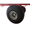 Roue de la remorque.