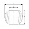 Rotule d'attelage automatique Ø28mm catégorie 2