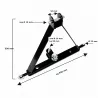 Dimensions du châssis mixte pour micro-tracteur
