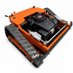 Robot tondeuse sur chenilles 54 cm vue avant gauche
