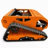 Vue latérale du robot tondeuse LIDERFARM avec chenilles