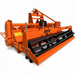 Fraise rotative agricole LIDERFARM 2,50 m avec rouleau arrière