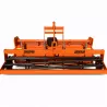 Vue arrière de la fraise rotative LIDERFARM 2,50 m et de son rouleau cage