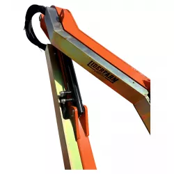 Bras renforcé de 150 x 150 mm avec vérins et protections métalliques