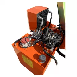 Circuit hydraulique autonome de l’épareuse avec distributeur et flexibles