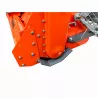 Enfouisseur de pierres LIDERFARM 165 cm, détail du patin latéral et du bas du carter de transmission.