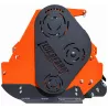 Carter de transmission ventilé avec marquage LIDERFARM sur le broyeur agricole 3 m.