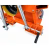 Fixation inférieure et tirant de stabilisation réglable du taille-haie à sections LIDERFARM
