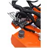 Distributeur hydraulique avec raccords et flexibles gainés du taille-haie LIDERFARM