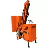Épareuse légère LIDERFARM 60 cm vue de trois quarts avec bras replié et centrale hydraulique