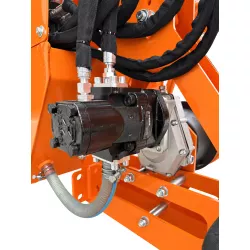 Pompe hydraulique et boîtier de transmission de l’épareuse LIDERFARM 80 cm