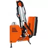 Épareuse légère LIDERFARM 80 cm vue côté réservoir hydraulique avec tête de broyage verticale