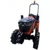 Micro-tracteur LIDERFARM LF-26 à pneus agraires, vue avant avec arceau de sécurité