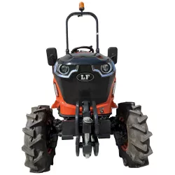Micro-tracteur LIDERFARM LF-26 à pneus agraires, vue de face
