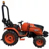 Profil droit du micro-tracteur LIDERFARM LF-26 à pneus agraires