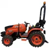 Profil gauche du micro-tracteur LIDERFARM LF-26 à pneus agraires