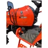 Marquage Mitsubishi sur le capot du micro-tracteur LIDERFARM LF-26