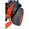 Marchepied, aile et roue arrière à pneu gazon du micro-tracteur LIDERFARM LF-26