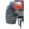 Roue arrière à pneu industriel et feu arrière du micro-tracteur LIDERFARM LF-26