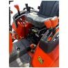 Siège conducteur et leviers de commande du micro-tracteur LIDERFARM LF-26