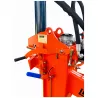 Fixation supérieure du vérin et leviers de commande de la fendeuse LIDERFARM 26T