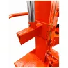 Coin de fendage et tige du vérin hydraulique de la fendeuse LIDERFARM 26T