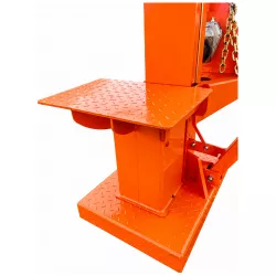 Table surélevée et socle de la fendeuse de bûches LIDERFARM 26T