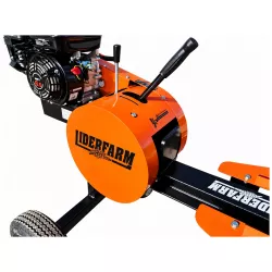 Carter et commandes côté moteur de la fendeuse cinétique LIDERFARM 22T
