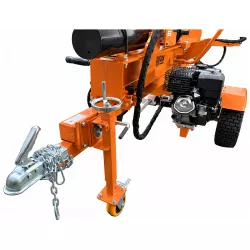 Attelage et roue jockey de la fendeuse thermique LIDERFARM 35T