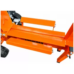 Table de fendage et supports latéraux des bûches de la fendeuse LIDERFARM 15T