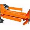 Table de fendage et supports latéraux des bûches de la fendeuse LIDERFARM 15T
