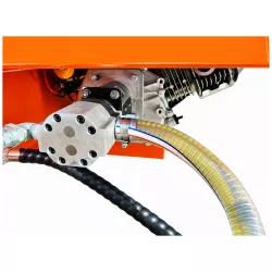 Pompe hydraulique et aspiration de la fendeuse LIDERFARM 40T thermique avec lève-bûche