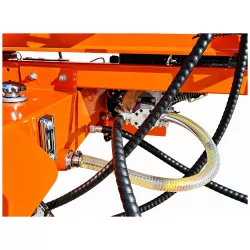 Réservoir et circuit hydraulique de la fendeuse LIDERFARM 40T thermique avec lève-bûche
