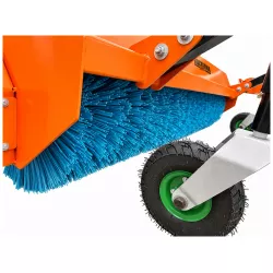Brosse rotative et roue de support de la balayeuse LIDERFARM 1,50 m