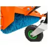Brosse rotative et roue de support de la balayeuse LIDERFARM 1,90 m