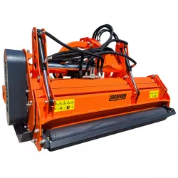 Vue arrière du broyeur semi-forestier LIDERFARM 1,60 m côté transmission