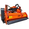 Vue arrière du broyeur semi-forestier LIDERFARM 1,60 m côté transmission