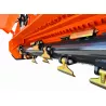 Gros plan sur les marteaux et leurs fixations sur le rotor du broyeur semi-forestier LIDERFARM 2 m