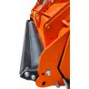 Fixation latérale du rouleau arrière du broyeur semi-forestier LIDERFARM 2 m