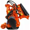 Ensemble du broyeur semi-forestier LIDERFARM 2 m avec capot ouvert et rouleau arrière relevé