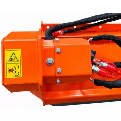 Capot de protection du moteur et flexibles hydrauliques de la tête de broyage lourde LIDERFARM 1 m